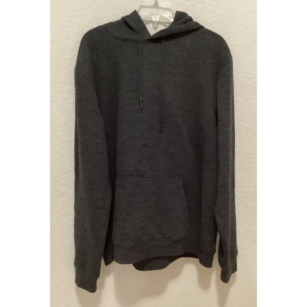 Evergreen Charcoal Gray Pullover Hoodie W/ Kangaroo Pocket Large